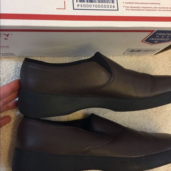 KEDS brown leather loafers size 10 - Picture 3 of 4